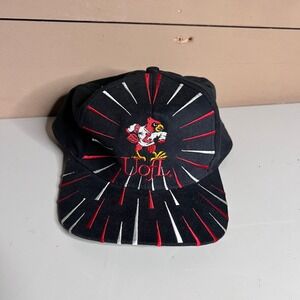 Vintage University of Louisville Cardinals CSI Snapback Hat Black Red‎ Sunburst